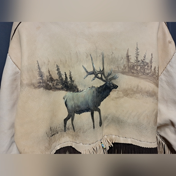 Handcrafted Whitetail Buckskin Suit - Picture 6 of 16